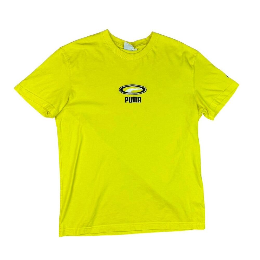 Puma Men's Bright Yellow T-shirt